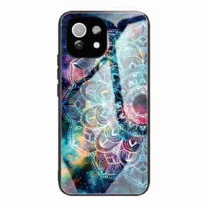 Cover Xiaomi Mi 11 Lite 5G NE / Mi 11 Lite 4G / 5G Hærdet Glas Mandala