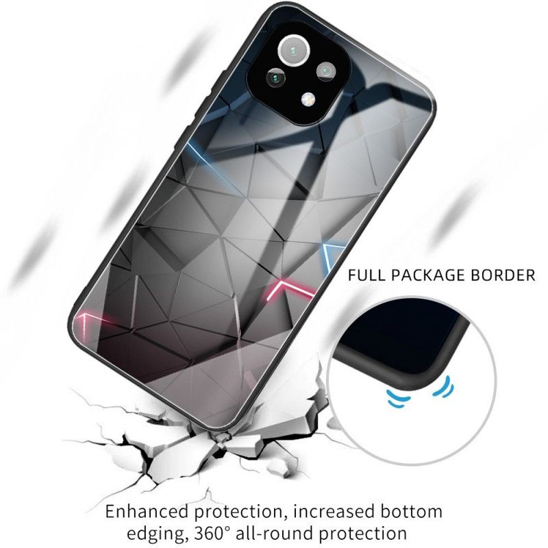 Cover Xiaomi Mi 11 Lite 5G NE / Mi 11 Lite 4G / 5G Hærdet Glasgeometri