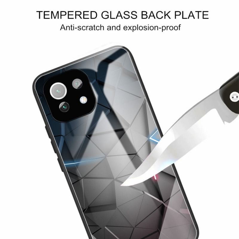 Cover Xiaomi Mi 11 Lite 5G NE / Mi 11 Lite 4G / 5G Hærdet Glasgeometri