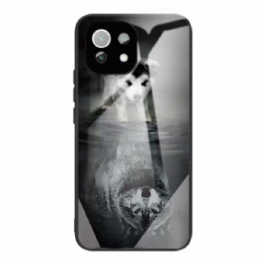 Cover Xiaomi Mi 11 Lite 5G NE / Mi 11 Lite 4G / 5G Puppy Dream Hærdet Glas