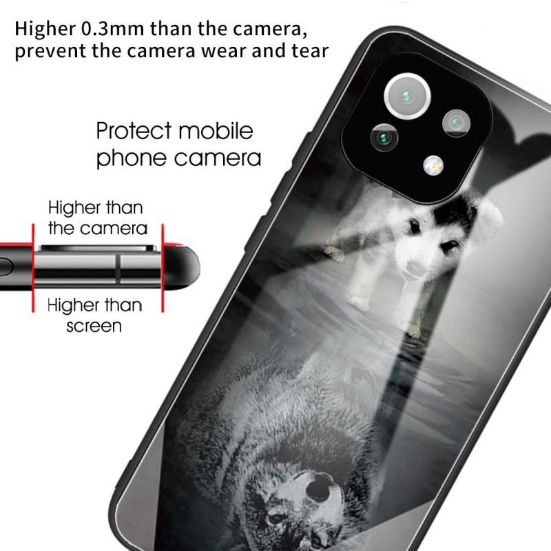 Cover Xiaomi Mi 11 Lite 5G NE / Mi 11 Lite 4G / 5G Puppy Dream Hærdet Glas