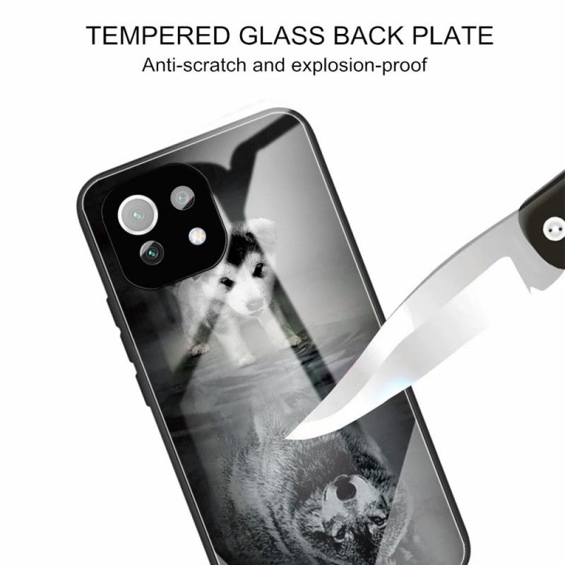 Cover Xiaomi Mi 11 Lite 5G NE / Mi 11 Lite 4G / 5G Puppy Dream Hærdet Glas