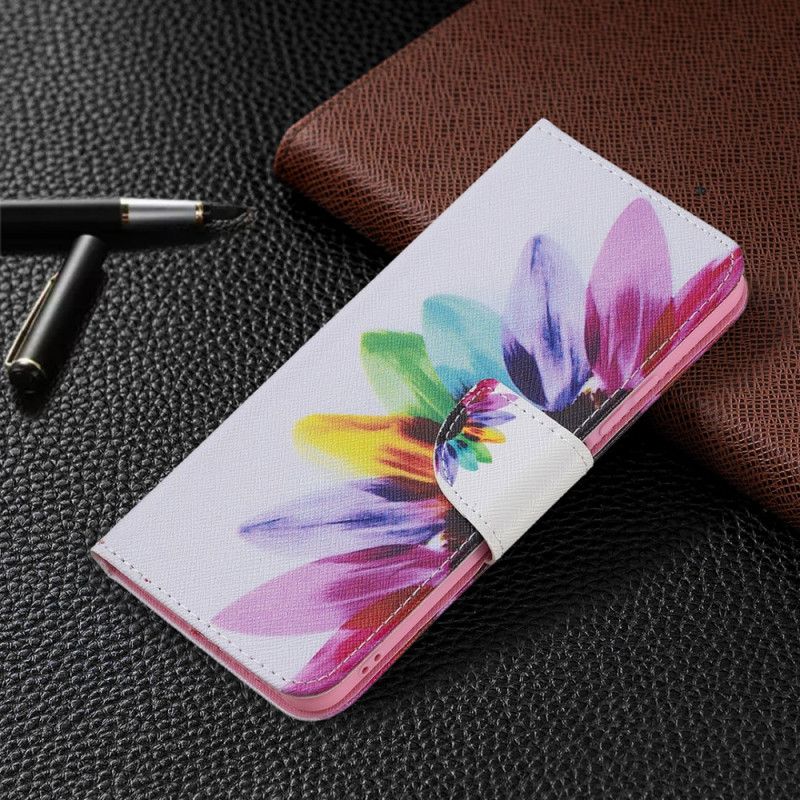 Flip Cover Xiaomi Mi 11 Lite 5G NE / Mi 11 Lite 4G / 5G Akvarelblomst