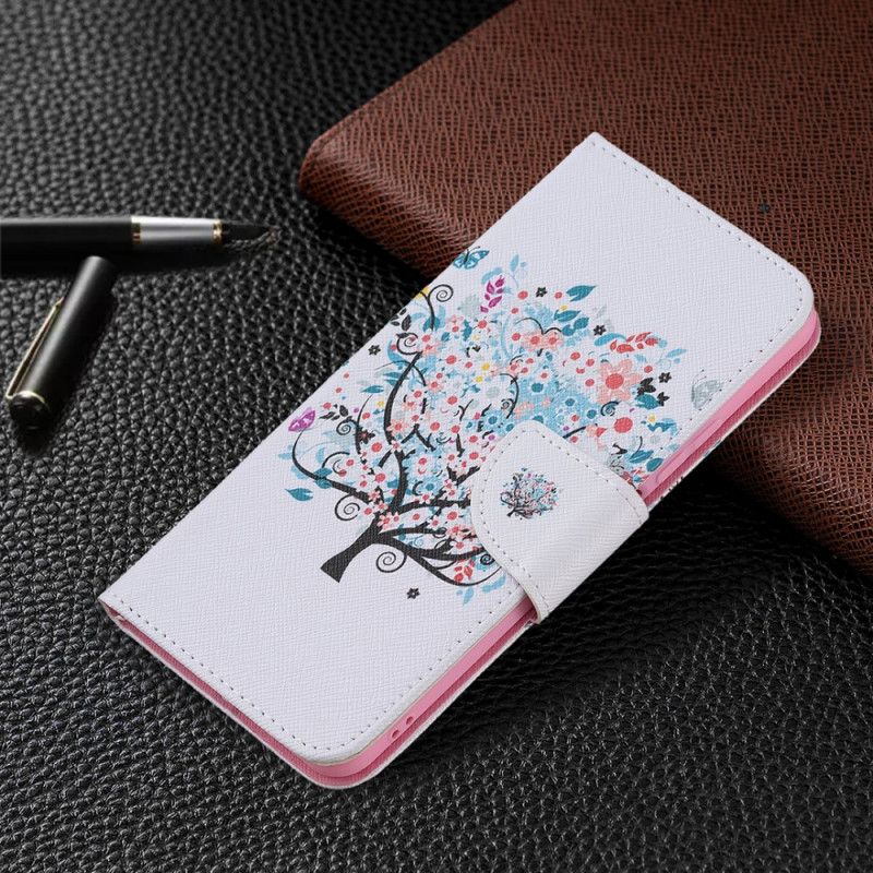 Flip Cover Xiaomi Mi 11 Lite 5G NE / Mi 11 Lite 4G / 5G Blomstret Træ