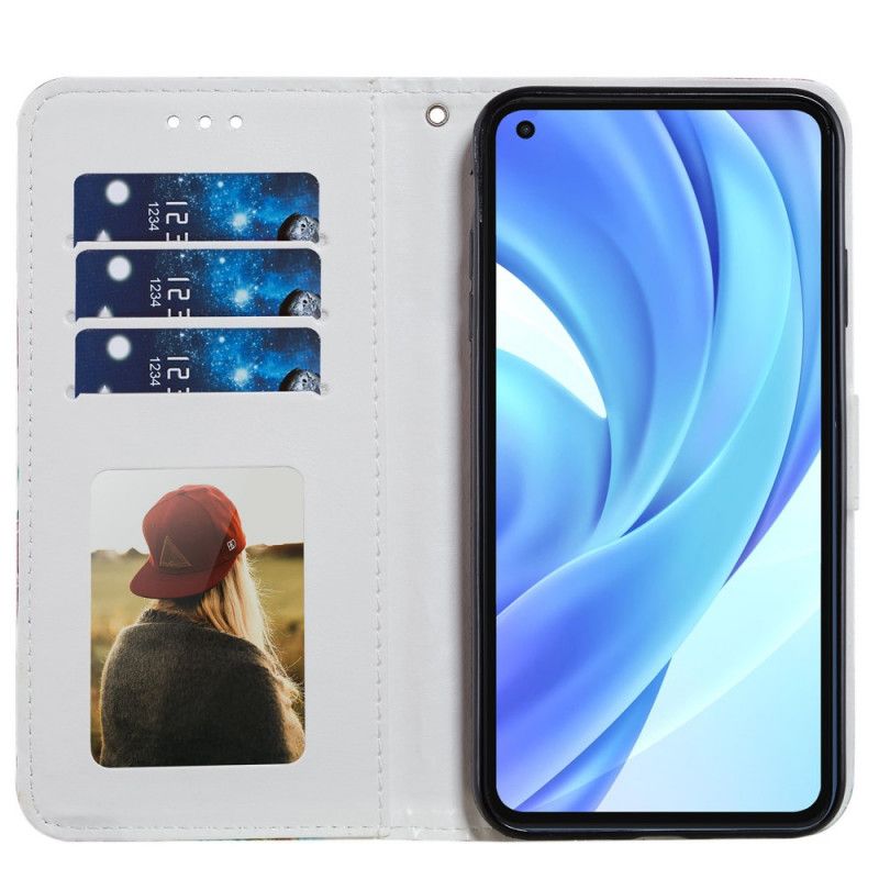 Flip Cover Xiaomi Mi 11 Lite 5G NE / Mi 11 Lite 4G / 5G Flere Ananas