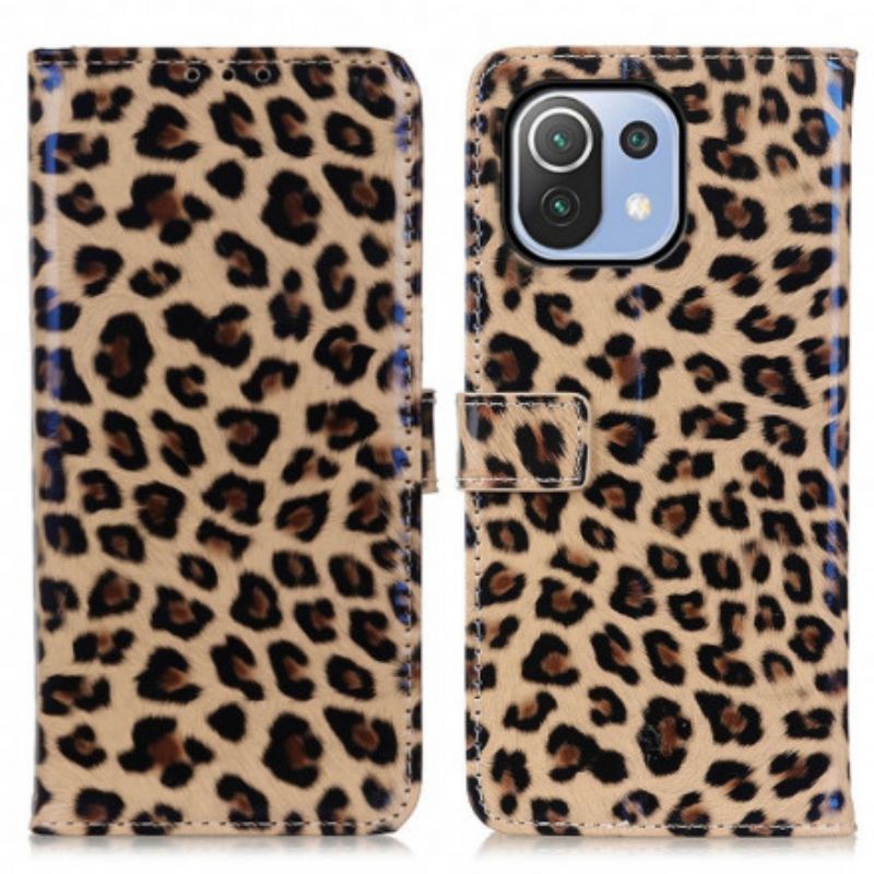 Flip Cover Xiaomi Mi 11 Lite 5G NE / Mi 11 Lite 4G / 5G Leopard