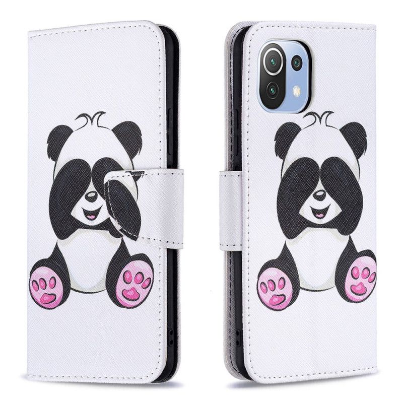 Flip Cover Xiaomi Mi 11 Lite 5G NE / Mi 11 Lite 4G / 5G Panda Sjov