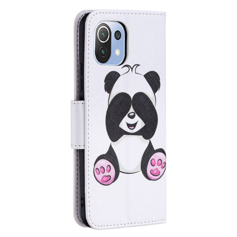 Flip Cover Xiaomi Mi 11 Lite 5G NE / Mi 11 Lite 4G / 5G Panda Sjov