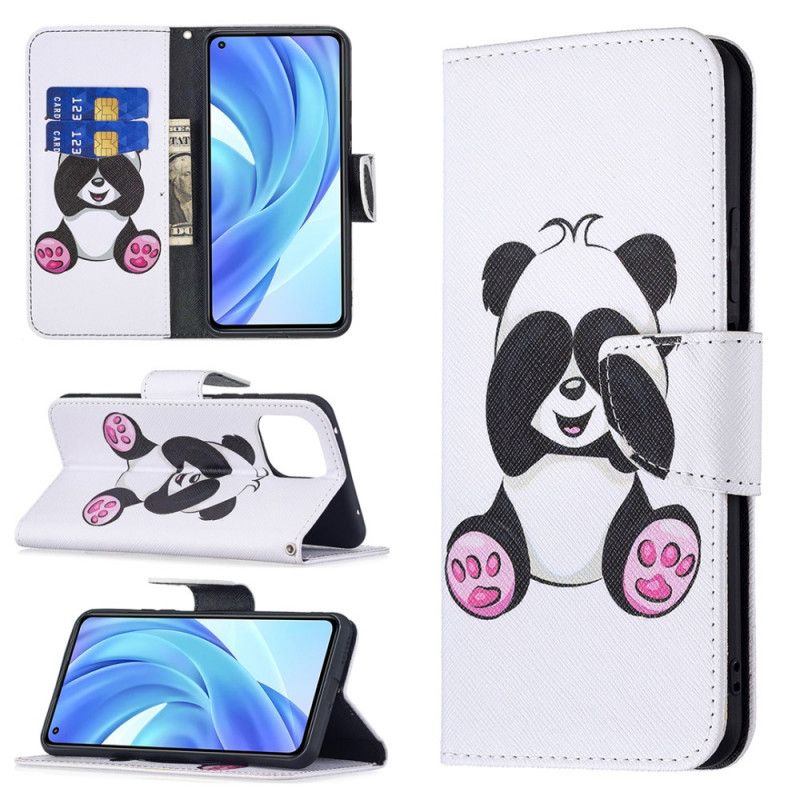 Flip Cover Xiaomi Mi 11 Lite 5G NE / Mi 11 Lite 4G / 5G Panda Sjov