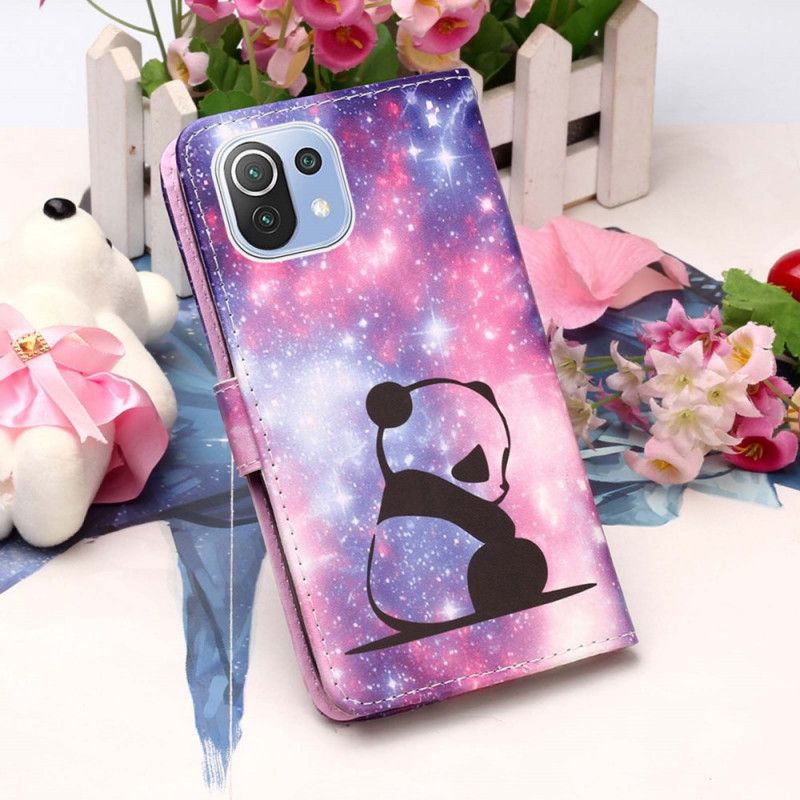 Læder Cover Xiaomi Mi 11 Lite 5G NE / Mi 11 Lite 4G / 5G Panda Galaxy