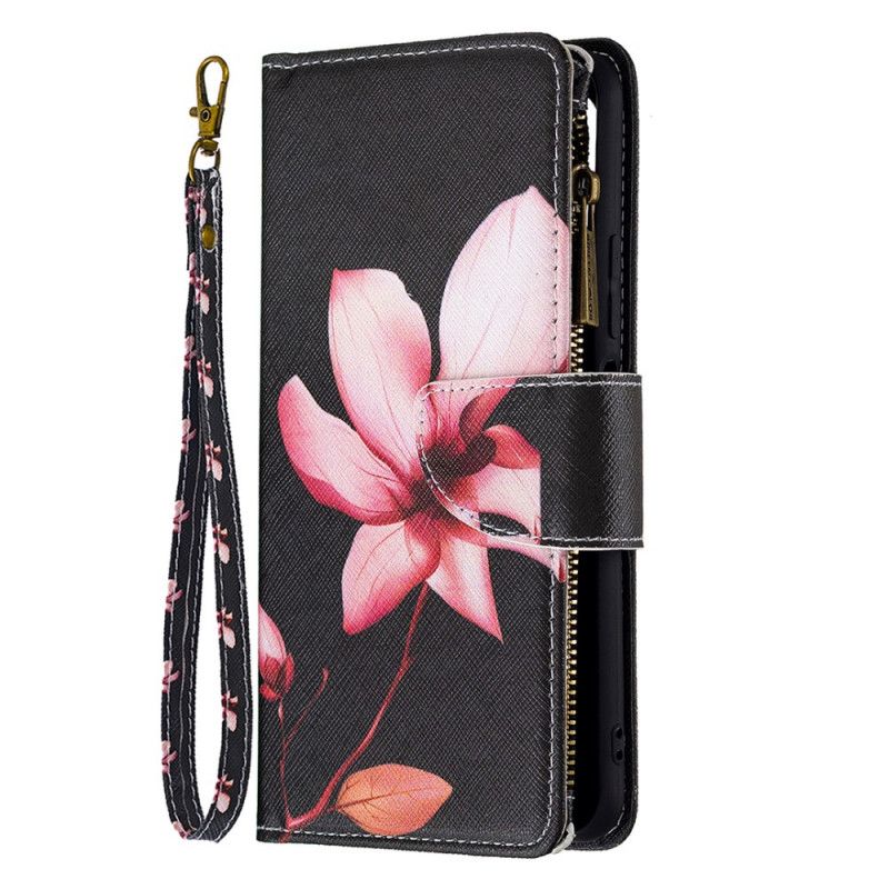 Læder Cover Xiaomi Mi 11 Lite 5G NE / Mi 11 Lite 4G / 5G Pink Flower Lynlåslomme