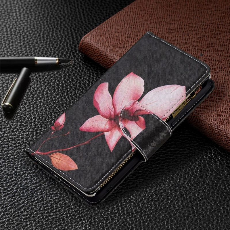 Læder Cover Xiaomi Mi 11 Lite 5G NE / Mi 11 Lite 4G / 5G Pink Flower Lynlåslomme