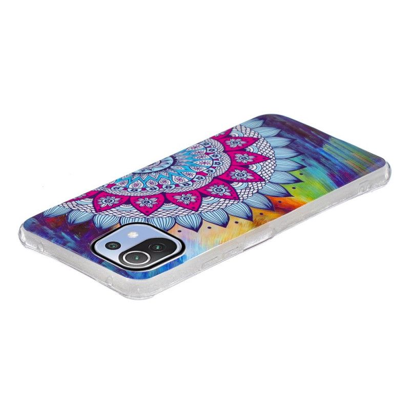 Mobilcover Xiaomi Mi 11 Lite 5G NE / Mi 11 Lite 4G / 5G Fluorescerende Farverig Mandala