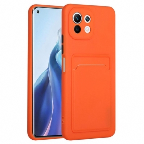 Mobilcover Xiaomi Mi 11 Lite 5G NE / Mi 11 Lite 4G / 5G Silikone Kortholder