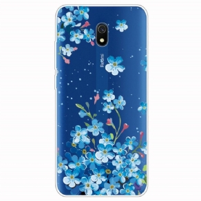 Cover Xiaomi Redmi 8A Buket Blå Blomster