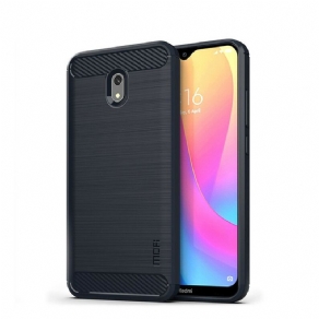 Cover Xiaomi Redmi 8A Mofi Børstet Kulfiber