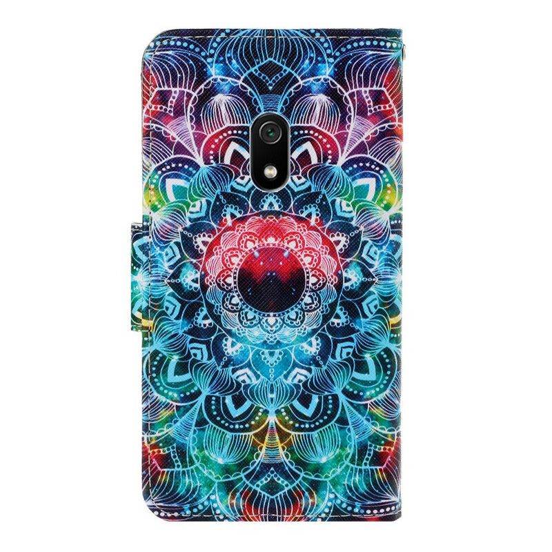 Flip Cover Xiaomi Redmi 8A Med Snor Flashy Strappy Mandala