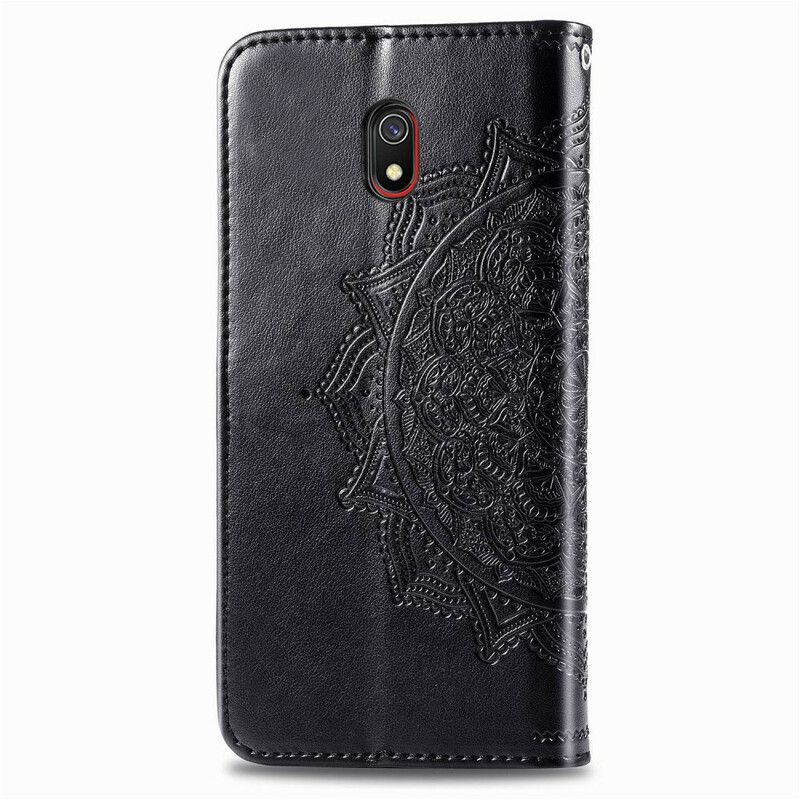 Læder Cover Xiaomi Redmi 8A Middelaldermandala