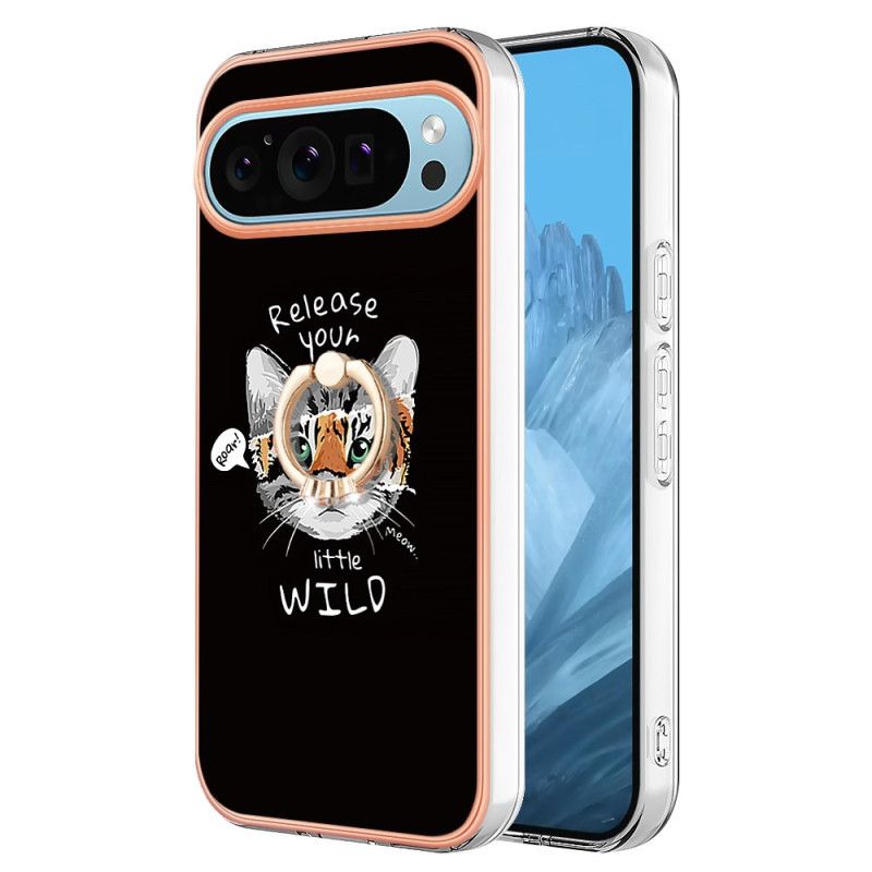 Cover Google Pixel 9 Pro Xl Cat / Tiger Support Ring