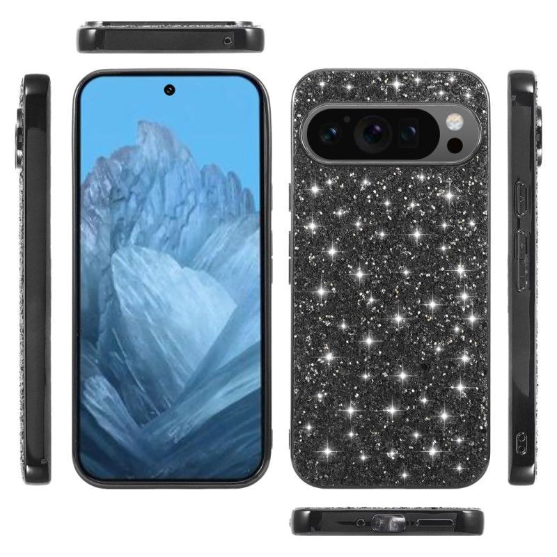 Cover Google Pixel 9 Pro Xl Telefon Etui Glitrende Glitter