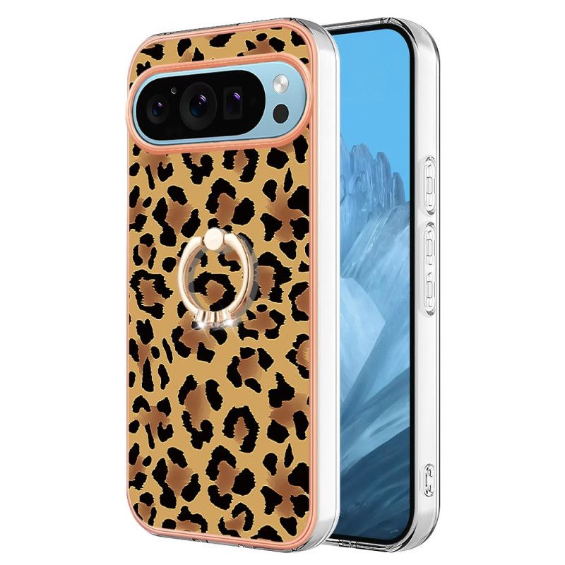 Cover Til Google Pixel 9 Pro Xl Leopardprint Ringholder