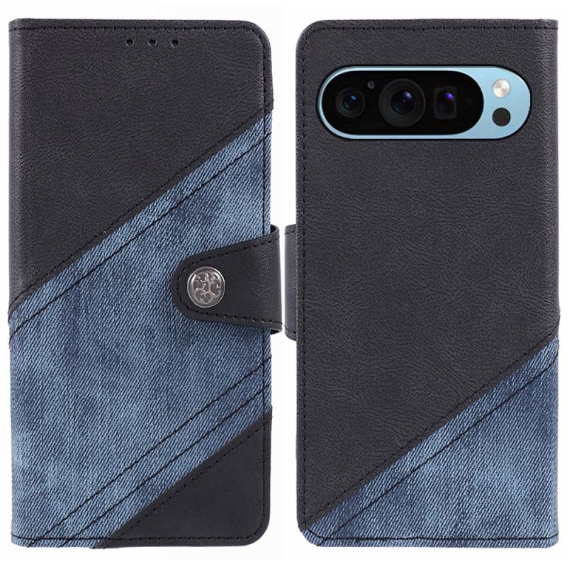 Flip Cover Til Google Pixel 9 Pro Xl Bi-tekstur