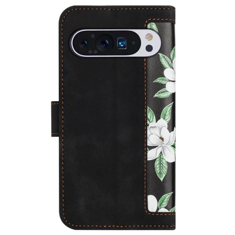 Flip Cover Til Google Pixel 9 Pro Xl Premium Blomster