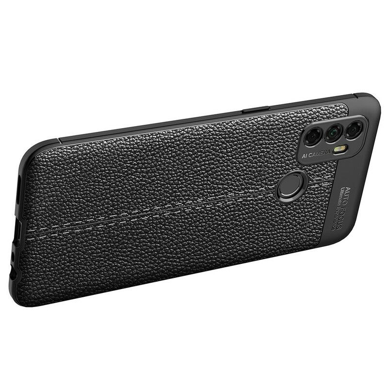 Cover Oppo A53 / A53s Lichi Lædereffekt