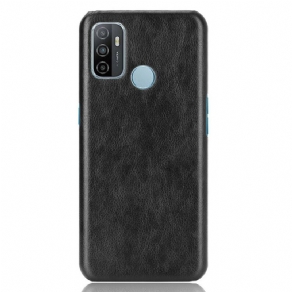 Cover Oppo A53 / A53s Søm Lædereffekt