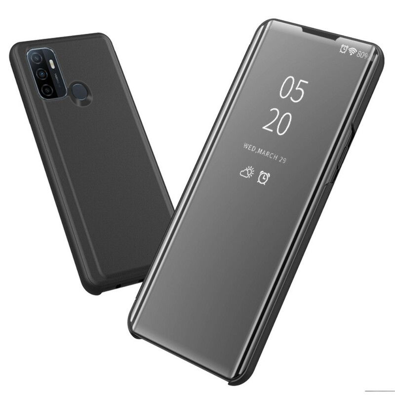 Cover Oppo A53 / A53s Spejl Og Kunstlæder