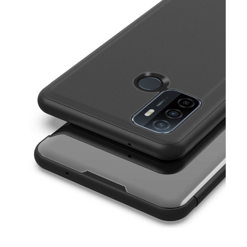 Cover Oppo A53 / A53s Spejl Og Kunstlæder