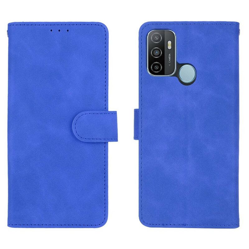 Flip Cover Oppo A53 / A53s Soft Touch Lædereffekt