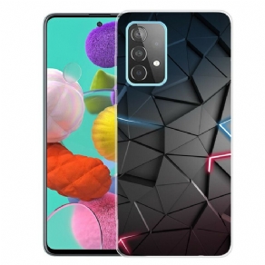 Cover Samsung Galaxy A72 4G / 5G Fleksibel Geometri