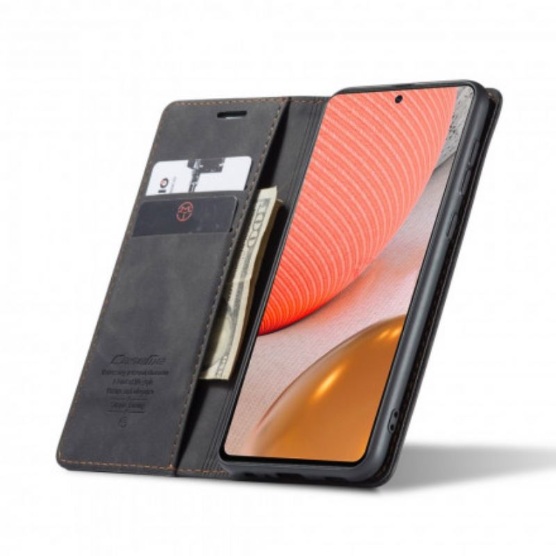 Cover Samsung Galaxy A72 4G / 5G Flip Cover Caseme Kunstlæder