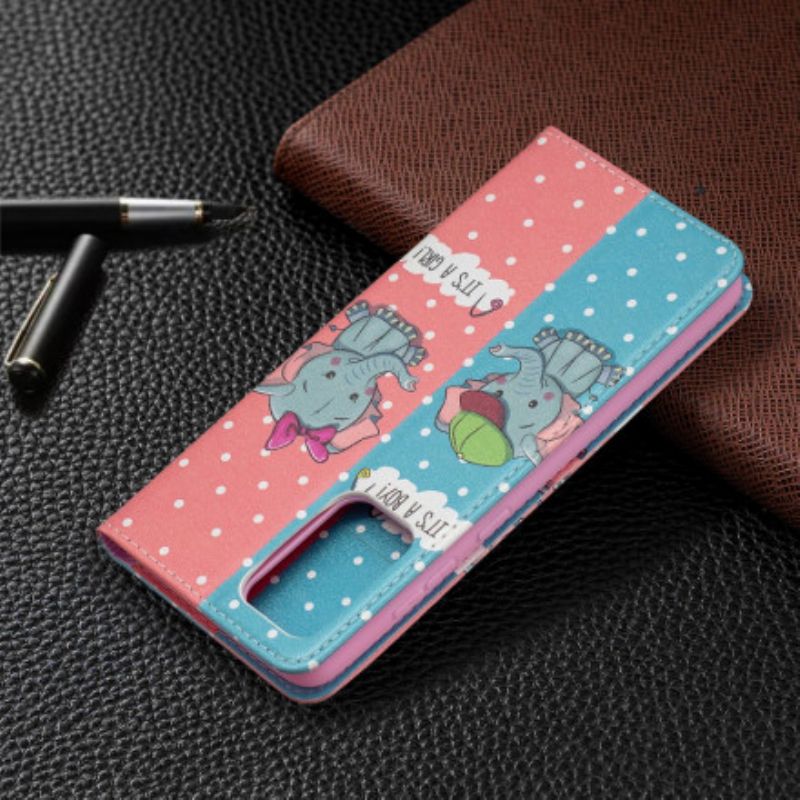 Cover Samsung Galaxy A72 4G / 5G Flip Cover Elefanter