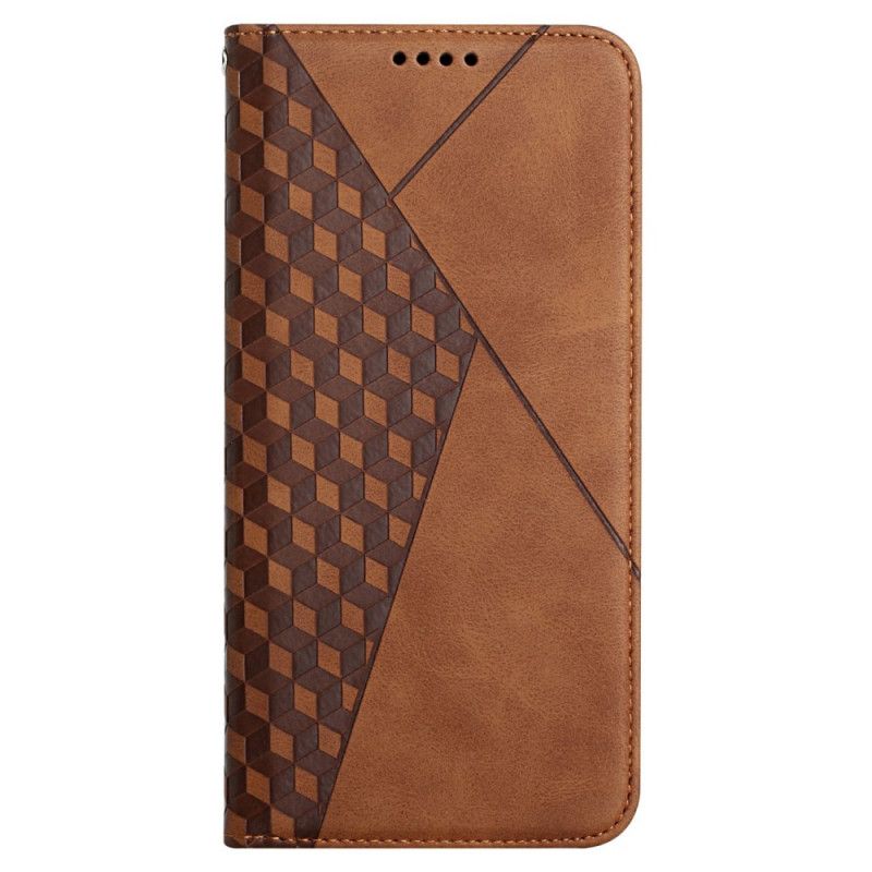 Cover Samsung Galaxy A72 4G / 5G Flip Cover Geo Lædereffekt