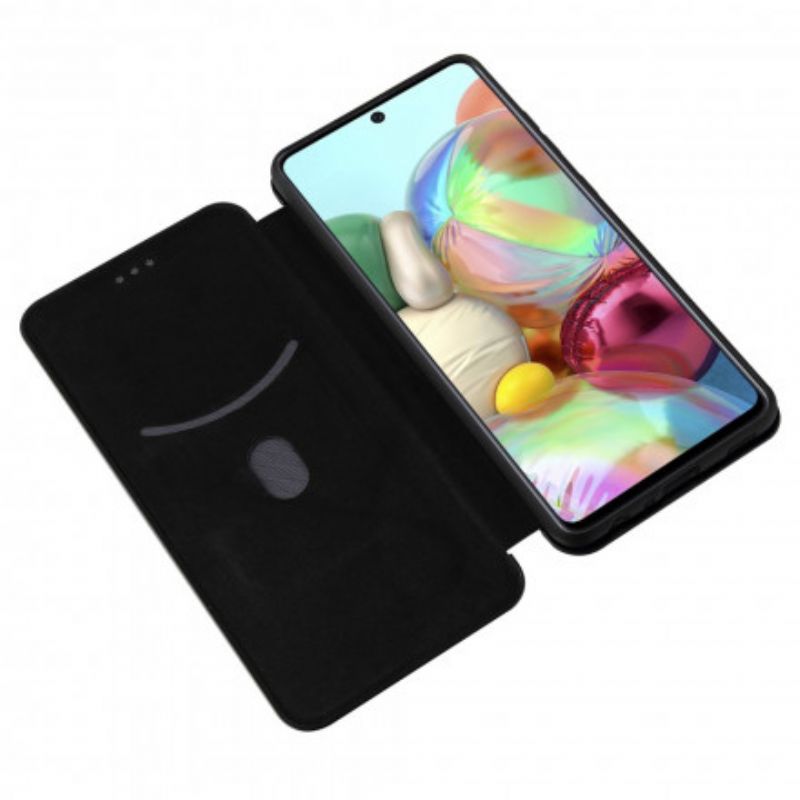 Cover Samsung Galaxy A72 4G / 5G Flip Cover Kulfiber