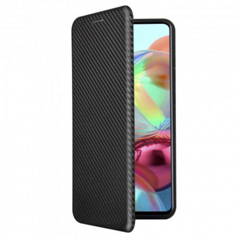 Cover Samsung Galaxy A72 4G / 5G Flip Cover Kulfiber