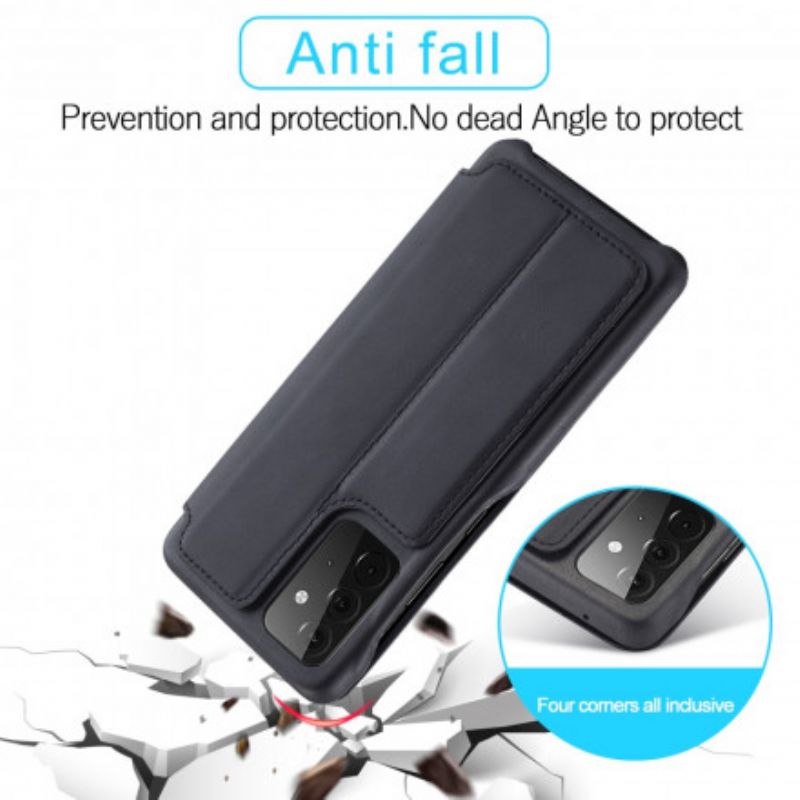 Cover Samsung Galaxy A72 4G / 5G Flip Cover Lc.imeeke Lædereffekt