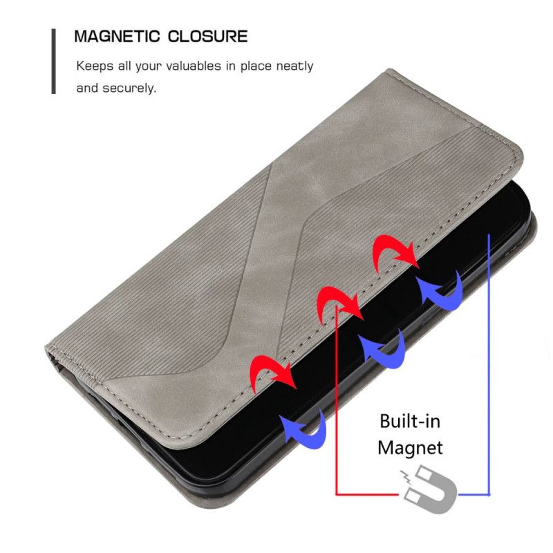 Cover Samsung Galaxy A72 4G / 5G Flip Cover S-design Læderstil