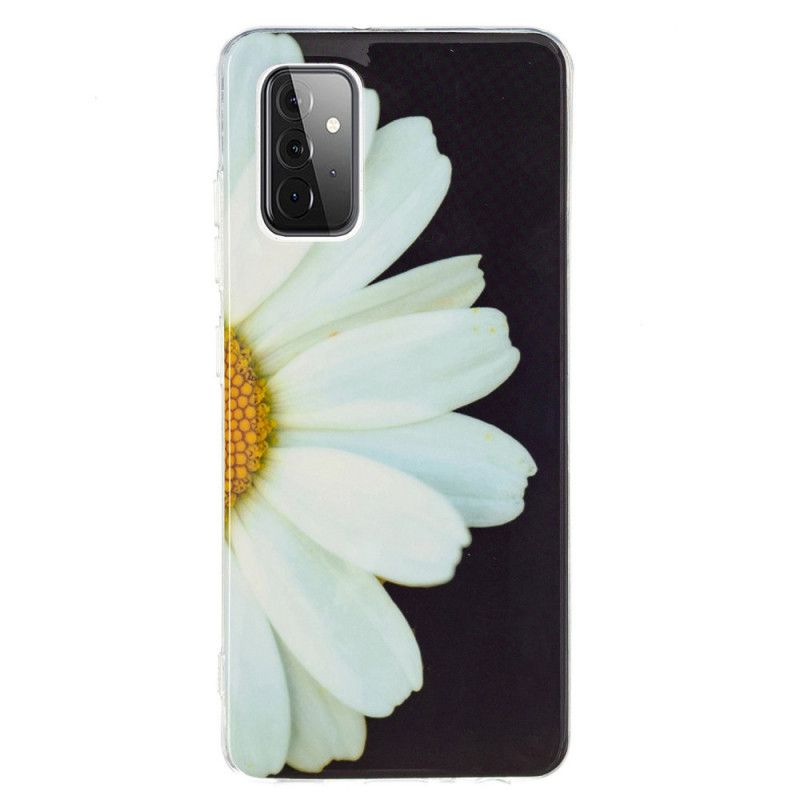 Cover Samsung Galaxy A72 4G / 5G Fluorescerende Blomsterserie