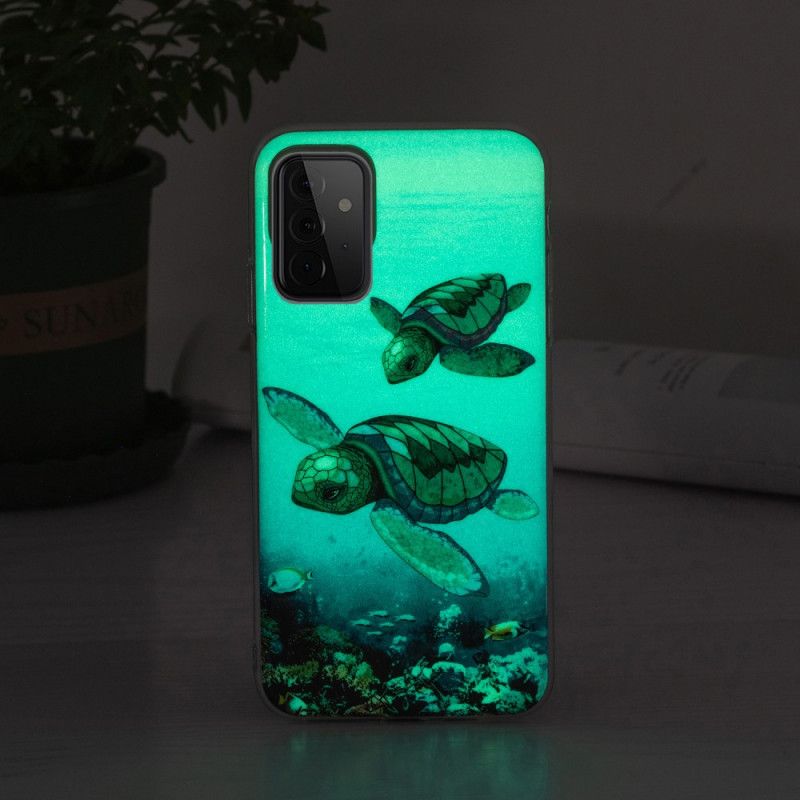 Cover Samsung Galaxy A72 4G / 5G Fluorescerende Skildpadder