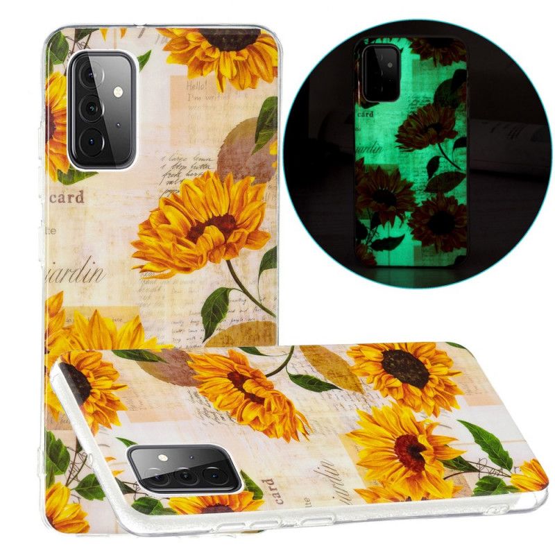 Cover Samsung Galaxy A72 4G / 5G Fluorescerende Solsikker