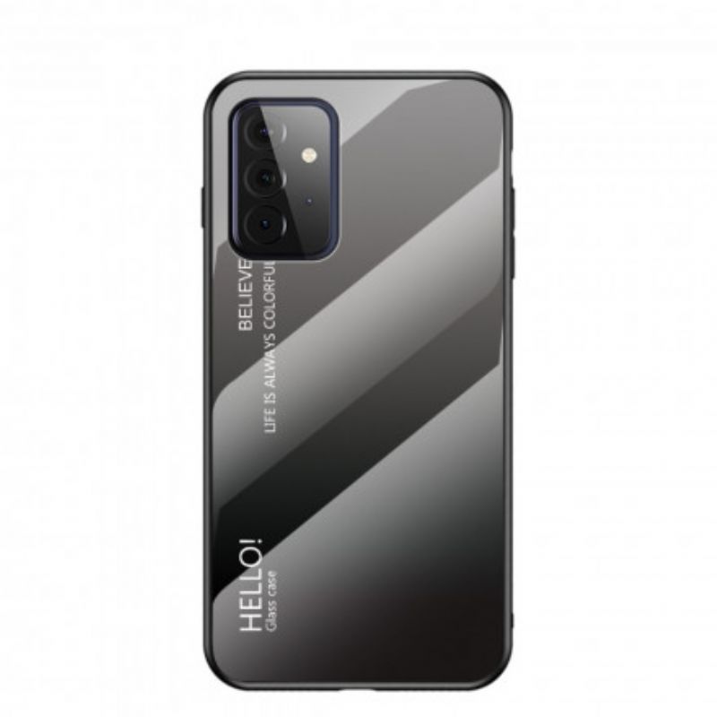 Cover Samsung Galaxy A72 4G / 5G Hej Hærdet Glas