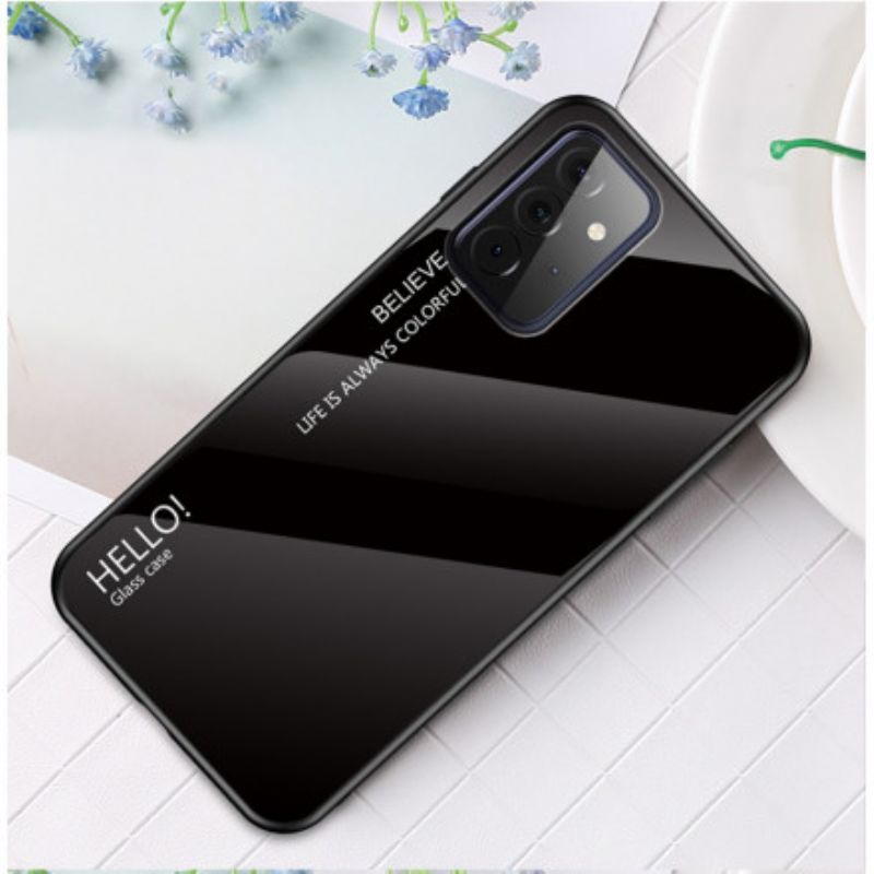 Cover Samsung Galaxy A72 4G / 5G Hej Hærdet Glas