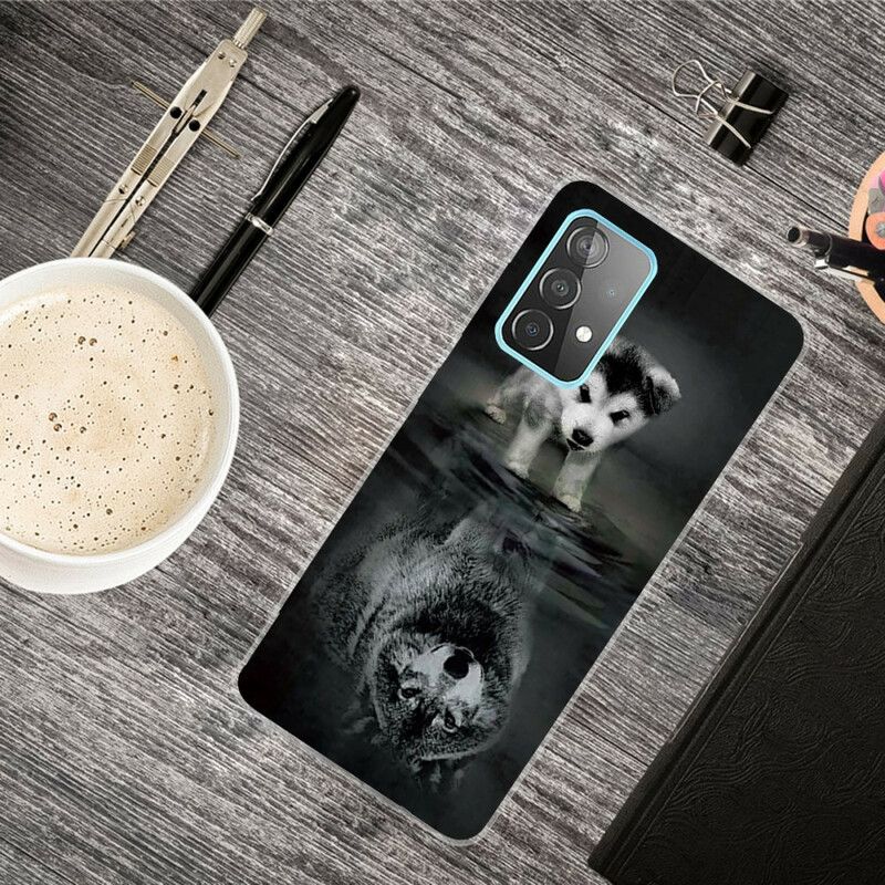 Cover Samsung Galaxy A72 4G / 5G Hvalpedrøm