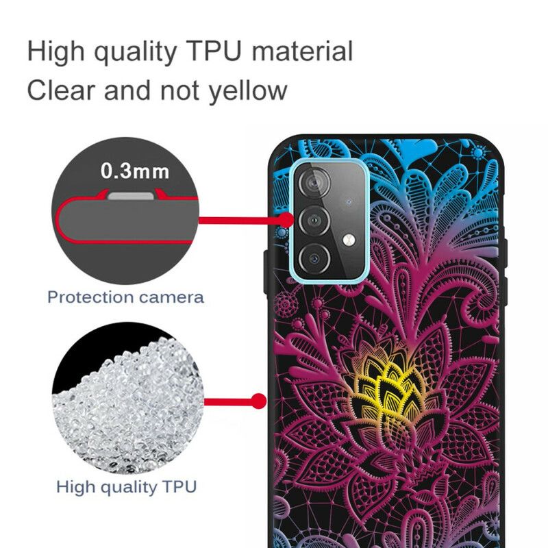 Cover Samsung Galaxy A72 4G / 5G Intens Blomster