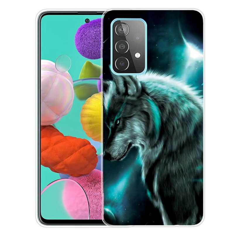 Cover Samsung Galaxy A72 4G / 5G Kongelig Ulv