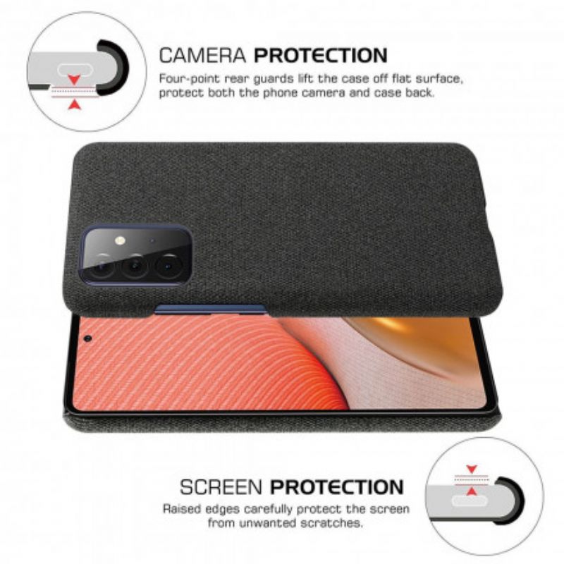 Cover Samsung Galaxy A72 4G / 5G Ksq Cloth Texture