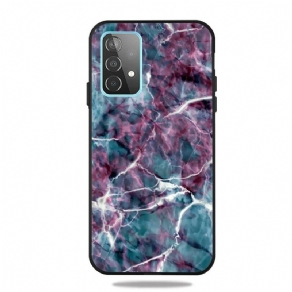 Cover Samsung Galaxy A72 4G / 5G Lilla Marmor